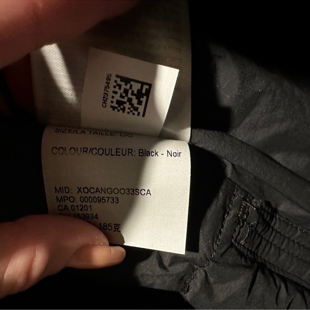 New Canada Goose Clair Long Coat Black Label Size Large - Picture 10 of 10